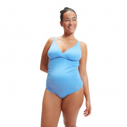 ECO V NECK MATERNIY U BACK BLU