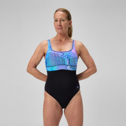 MAILLOT SCULPTURE BLACK/BLUE