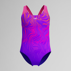 MAILLOT FILLE SPLASH PUR/PINK