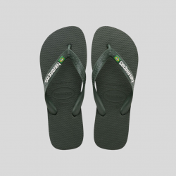 BRASIL LOGO GREEN OLIVE ADULTE