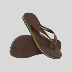 BRASIL LOGO DARK BROWN ADULTE
