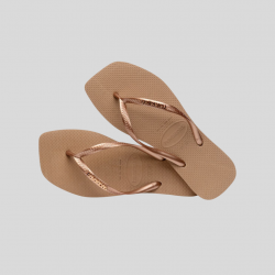 SQUARE METALLIC ROSE ADULTE